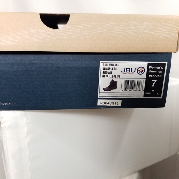 JBU brown weather ready boots with Microban - Picture 7 of 7